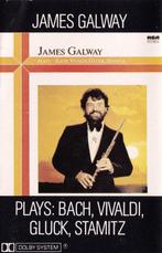 Cassettebandje James Galway Plays Bach, Vivaldi, Gluck..., Cd's en Dvd's, Cassettebandjes, Verzenden, Klassiek, 1 bandje, Zo goed als nieuw