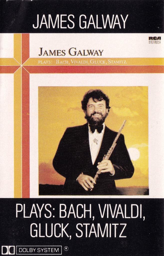 Cassettebandje James Galway Plays Bach, Vivaldi, Gluck..., Cd's en Dvd's, Cassettebandjes, Zo goed als nieuw, Origineel, Klassiek