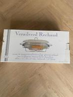 serveerschaal met  verzilverd rechaud, Ophalen of Verzenden, Zo goed als nieuw