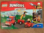 Lego juniors 10740 brandweer set, Kinderen en Baby's, Speelgoed | Duplo en Lego, Ophalen of Verzenden, Zo goed als nieuw, Complete set