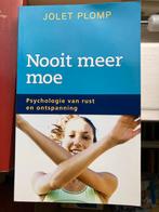 Nooit meer moe - Jolet Plomp, Ophalen of Verzenden, Gelezen, Overige onderwerpen