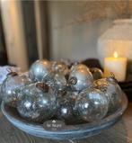 Glazen kerstbal kerst bal bubbles glas stoer sober landelijk