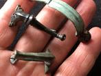 Romeinse FIBULA'S 1800jr oude mantelspelden Bodemvondst !, Antiek en Kunst, Antiek | Koper en Brons, Ophalen of Verzenden, Brons