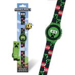 Minecraft Horloge - Digitaal Kinderhorloge, Sieraden, Tassen en Uiterlijk, Ophalen of Verzenden, Nieuw, Zwart, Jongen