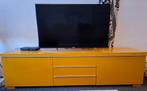 TV Kast - Geel, Huis en Inrichting, Kasten | Televisiemeubels, Ophalen, Gebruikt, 150 tot 200 cm, Minder dan 100 cm