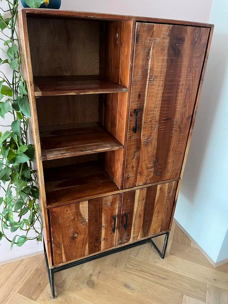 Mango Houten Buffetkast / Opbergkast, Huis en Inrichting, Kasten | Boekenkasten, Zo goed als nieuw, 50 tot 100 cm, 150 tot 200 cm