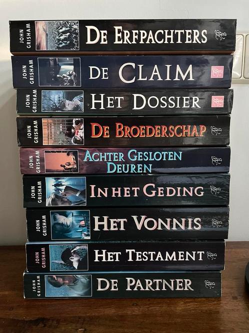 9 titels van John Grisham, Boeken, Thrillers, Gelezen, Ophalen of Verzenden
