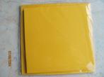 NIEUW set 6 x gele KAARTEN dubbele ENVELOP vierkant papier, Ophalen of Verzenden, Nieuw, Overige thema's, Overige typen
