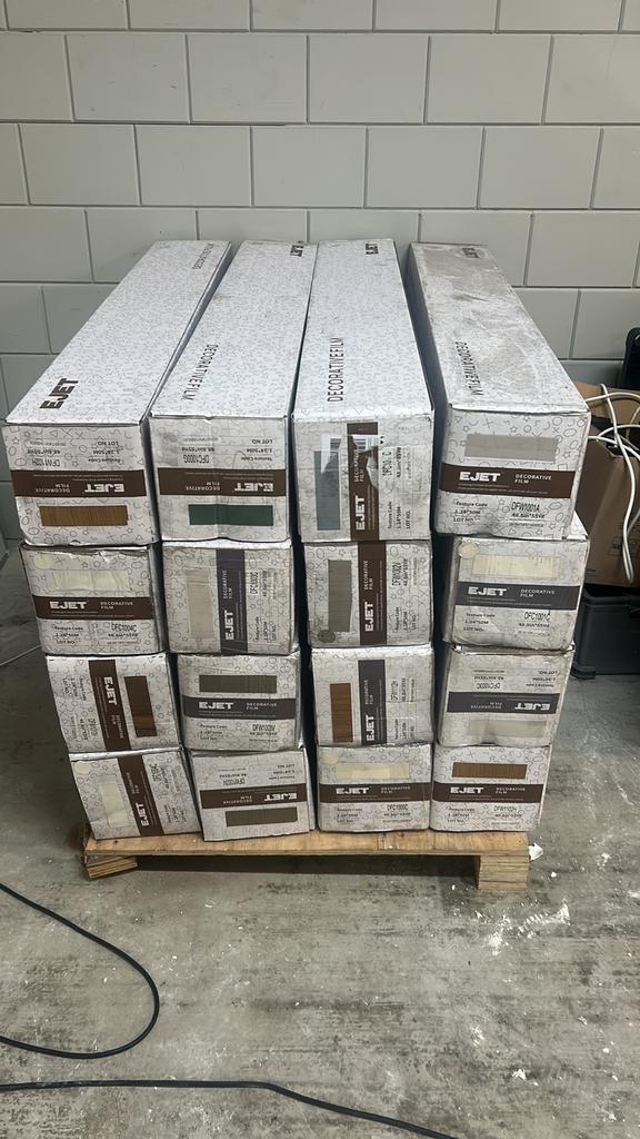 16 rollen professionele wrapfolie – EJET decorative folie, Doe-het-zelf en Verbouw, Zeil en Folie, Nieuw, Folie, 15 m² of meer