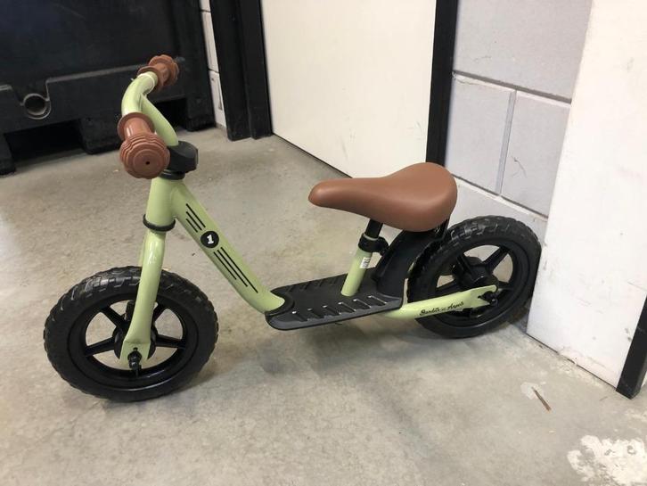 Bandits & Angels loopfiets Starter vintage groen limited #1, Kinderen en Baby's, Speelgoed | Buiten | Voertuigen en Loopfietsen