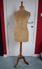 antiek mannequin uit 1930 houten stoffen vintage, Antiek en Kunst, Curiosa en Brocante, Ophalen