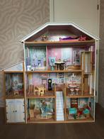 Kidskraft groot poppenhuis 136cm h x 125 b x 33 diep, Ophalen, Zo goed als nieuw