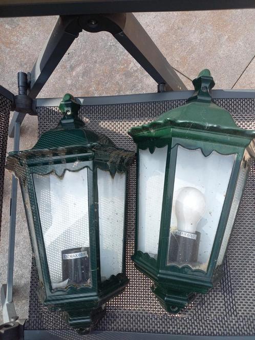 2 mooie buiten wandlampen., Tuin en Terras, Buitenverlichting, Zo goed als nieuw, Ophalen