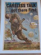 Us ww2 ZELDZAME PARATROOPER POSTER, Amerika, Ophalen of Verzenden, Landmacht