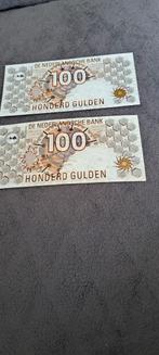 100 Gulden Biljetten - Zonnebloem, Postzegels en Munten, Bankbiljetten | Nederland, Ophalen of Verzenden, 100 gulden