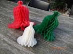 Kerst klokken rood-groen-wit, Ophalen of Verzenden, Zo goed als nieuw