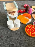 Houten speelgoedset keukengerij, Kinderen en Baby's, Speelgoed | Houten speelgoed, Ophalen of Verzenden, Zo goed als nieuw, Meubelstuk of Keukentje