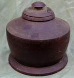 Houten boter pot uit Nepal, Ophalen of Verzenden