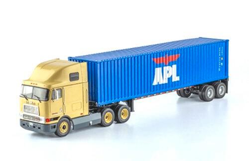 1:43 International Eagle 9800 COE + trailer Altaya Ixo model, Hobby en Vrije tijd, Modelauto's | 1:43, Nieuw, Bus of Vrachtwagen