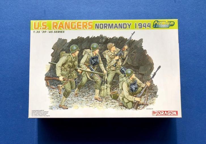DRAGON 6306 us Rangers Normandy 1944 (Premium Edition) 1/35, Hobby en Vrije tijd, Modelbouw | Figuren en Diorama's, Nieuw, Groter dan 1:35