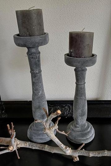 Kandelaars landelijke en stoere stijl  beschikbaar voor biedingen
