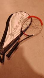 tennisracket dunlop impact graphite ti met hoes, Racket, Gebruikt, Ophalen of Verzenden, Dunlop
