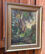 Schilderij met bos schilder frans, Antiek en Kunst, Kunst | Schilderijen | Klassiek, Ophalen of Verzenden