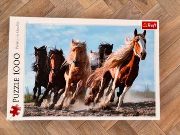 Paardenpuzzel 1000 stukjes beschikbaar voor biedingen
