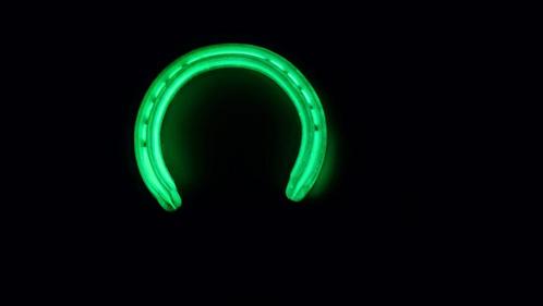 Glow in the dark hoefijzer, Huis en Inrichting, Woonaccessoires | Wanddecoraties, Nieuw, Verzenden