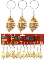 Partij sleutelhanger 4,5cm schelp, ., Nieuw, Ophalen of Verzenden, .
