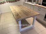 Industriële steigerhout eettafel bartafel vergadertafel, Ophalen of Verzenden