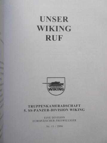 Unser WIKING FUR Truppenkameradschaft 5. SS-Panzer-Division  beschikbaar voor biedingen