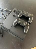 PS4 met 2 controllers, Spelcomputers en Games, Spelcomputers | Sony PlayStation 4, Ophalen, Gebruikt, Met 2 controllers, 1 TB