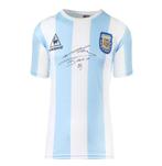 Diego Maradona Argentinië1986 Gesigneerd Ingelijst Shirt, Buitenlandse clubs, Shirt, Nieuw, Ophalen of Verzenden