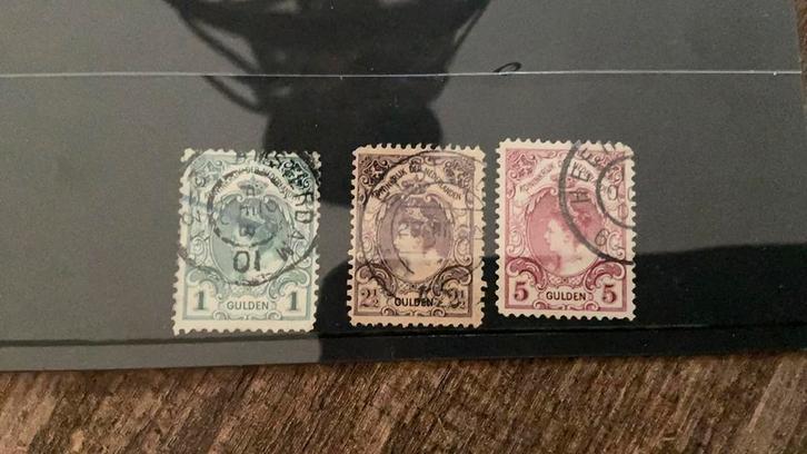 #100 Setje zegels Nederland NVPH 77 tm 79, Postzegels en Munten, Postzegels | Nederland, Ophalen of Verzenden