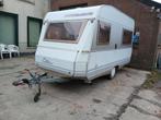 Dethleffs Edition '95 - 4 persoons caravan met voortent, Caravans en Kamperen, Caravans, Particulier, Tot en met 4, Tot 4 meter