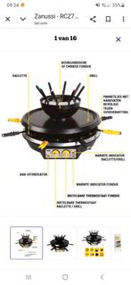 Zanussi raclette gourmet 8 persoons, Huis en Inrichting, Ophalen of Verzenden