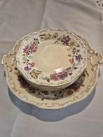 Zsolnay porselein gebaksset 6 personen - uniek - vintage, Ophalen of Verzenden