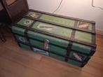 Houten transportkist met ijzerbeslag, Huis en Inrichting, Ophalen, Gebruikt, Metaal, Minder dan 50 cm