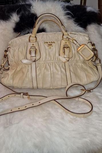 Prada Nappa Gaufre Lambskin Tas – Camel, BN1337 beschikbaar voor biedingen