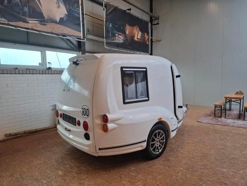 The Wind Holtkamper mini caravan, Caravans en Kamperen, Caravans, Bedrijf, tot en met 2, 500 - 750 kg, Rondzit, Lichtmetalen velgen