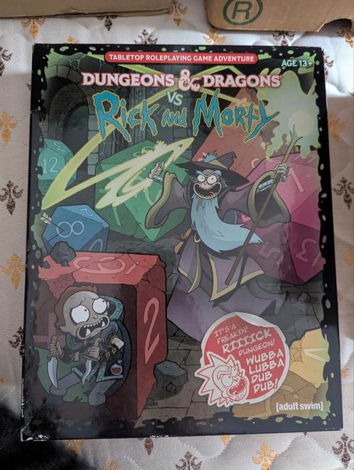 Rick and Morty D&D starter set, Hobby en Vrije tijd, Wargaming, Zo goed als nieuw, Figuurtje(s), Ophalen