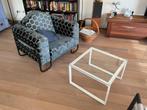 Salontafel, Huis en Inrichting, Tafels | Salontafels, Ophalen, Gebruikt, 100 tot 150 cm, Vierkant