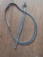 Zilveren ketting en armband, Ophalen of Verzenden, Zo goed als nieuw, Zilver, Zilver