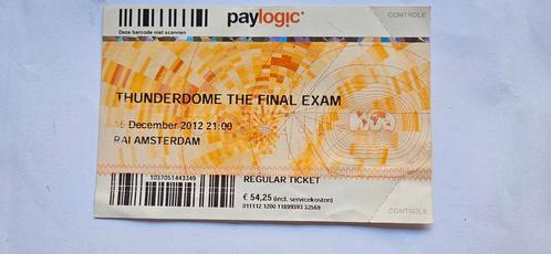 Thunderdome ticket, Tickets en Kaartjes, Concerten | Overige, Eén persoon