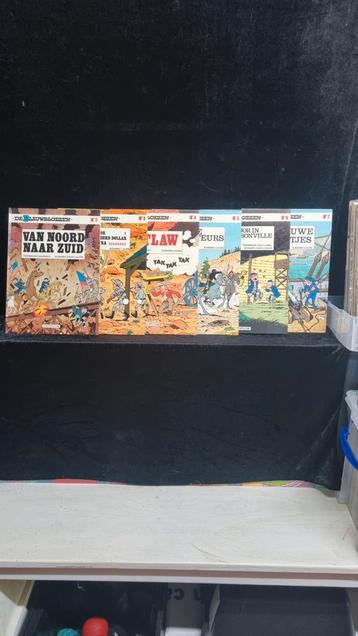 De Blauwbloezen Hardcover Set van 6 Stripboeken beschikbaar voor biedingen