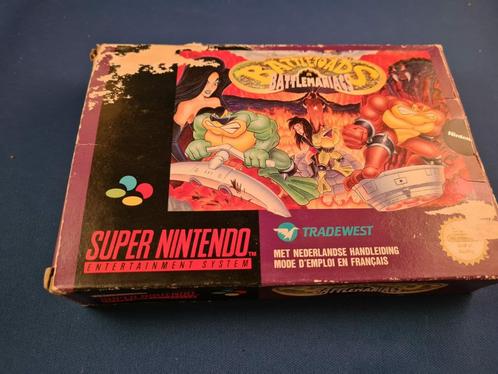 SNES - Battletoads in Battlemaniacs (CIB), Spelcomputers en Games, Games | Pc, Gebruikt, Racen en Vliegen, 1 speler, Vanaf 3 jaar