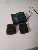 Metabo Accu Lader + 2 Accu's, Ophalen of Verzenden, Gebruikt