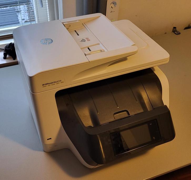 HP OfficeJet Pro 8720 (met probleem), Computers en Software, Printers, Gebruikt, Printer, Inkjetprinter, Faxen, Kleur printen