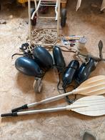 Roeispanen & kar voor buitenboordmotor, Watersport en Boten, Ophalen, Gebruikt